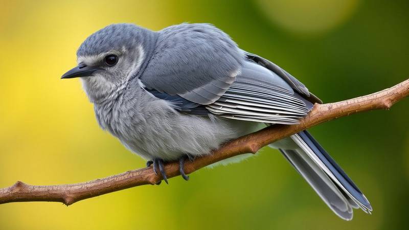 Coucou posé sur une branche, montrant sa silhouette typique.