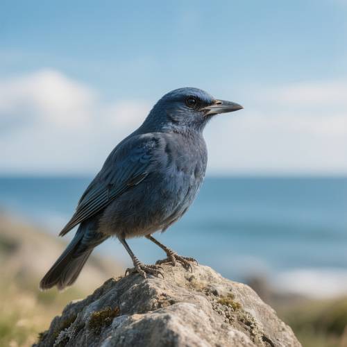 Blue Rock Thrush (Monticola solitarius)