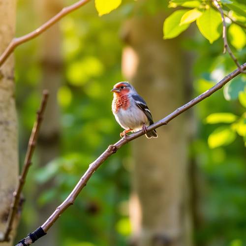 A male Chaffinch on a tree.